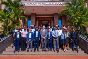 Group photo with the USA to Uganda ambassador